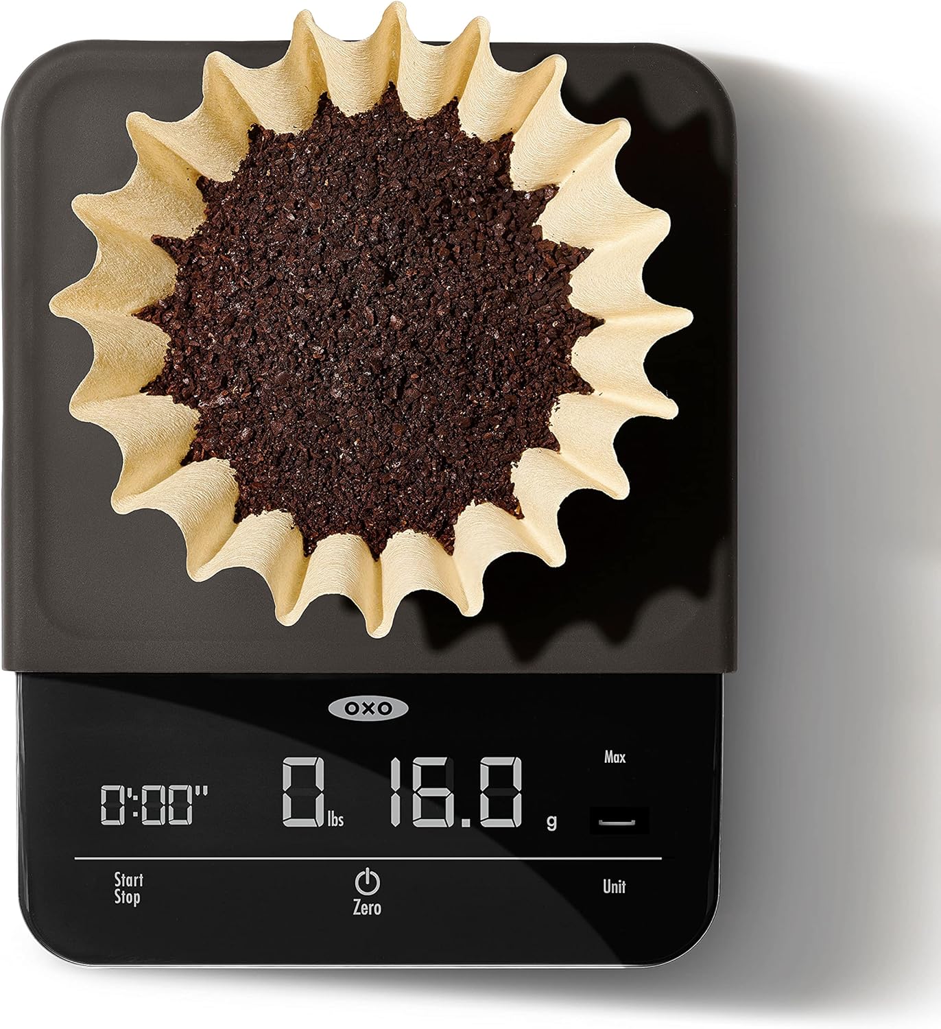 OXO BREW 6 Lb. Precision Coffee Scale with Timer, Black