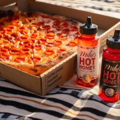 Mike's Hot Honey Original & Extra Hot Combo, Spicy Honey, Gluten-Free, Paleo-Friendly (10oz Bottle, 2 Pack)