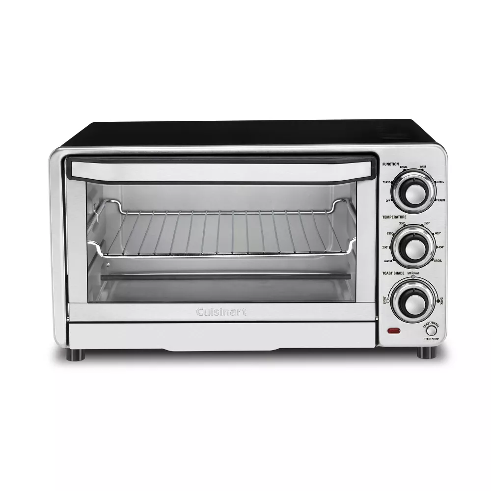 Cuisinart TOB-40N Custom Classic Toaster Oven Broiler, Brushed Stainless and Black
