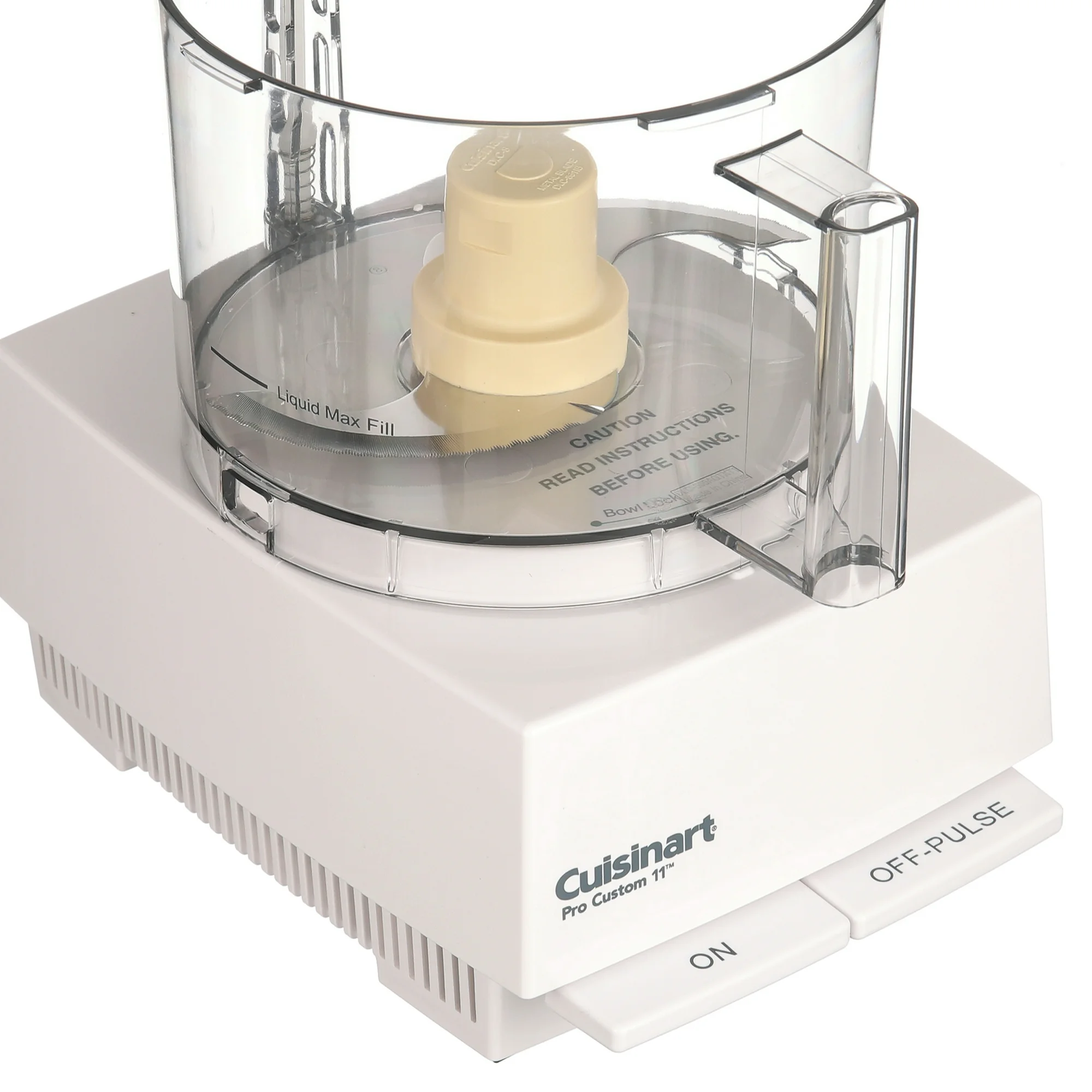 Cuisinart PRO Custom 11-Cup 2-Speed Classic White Food Processor with Pulse Control