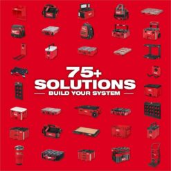 Milwaukee 48-22-8410 PACKOUT Dolly 24 in. x 18 in. Black Multi-Purpose Utility Tool Cart