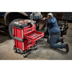 Milwaukee 48-22-8410 PACKOUT Dolly 24 in. x 18 in. Black Multi-Purpose Utility Tool Cart