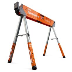 BORA PM-4550 30 in. to 36 in. H Steel Speed Horse XT Adjustable Height Sawhorse with Auto Release Legs