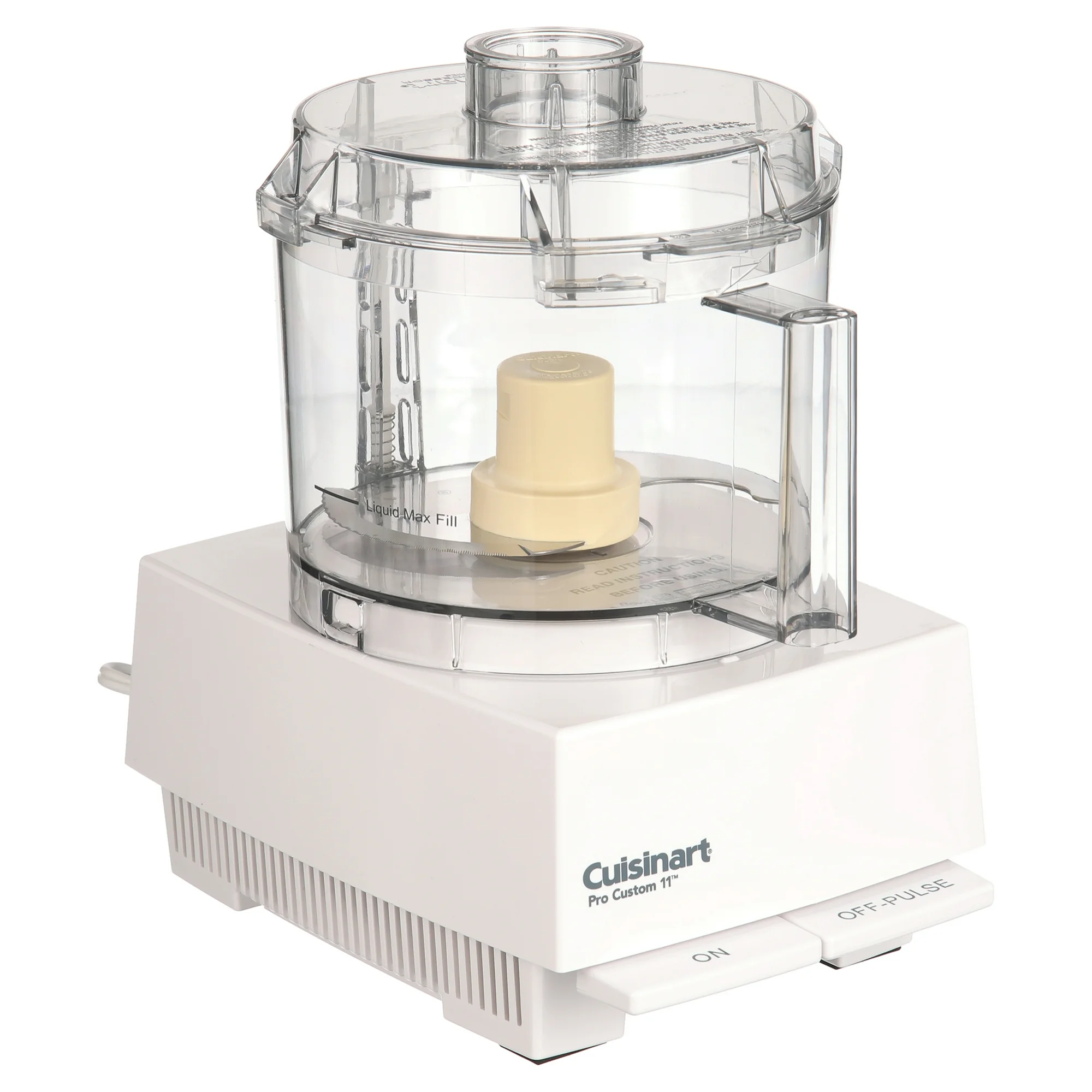 Cuisinart PRO Custom 11-Cup 2-Speed Classic White Food Processor with Pulse Control
