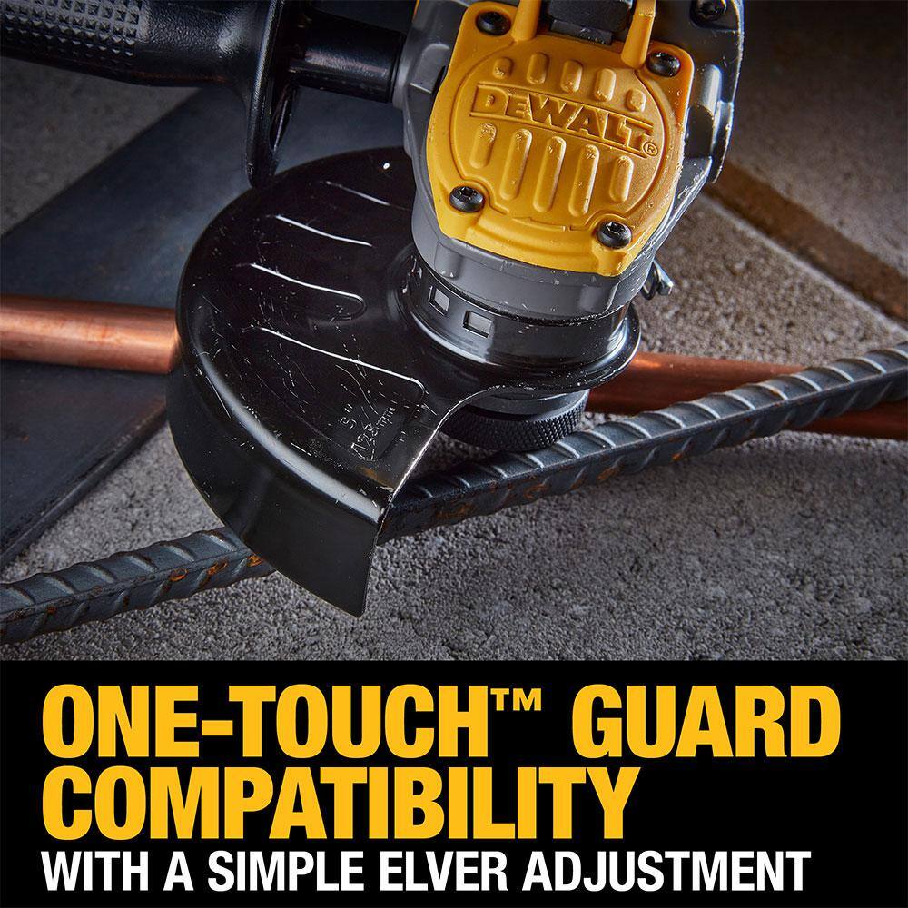 DEWALT 20V MAX Cordless Brushless 4.5 - 5 in. Paddle Switch Angle Grinder with FLEXVOLT ADVANTAGE (Tool Only)