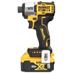DEWALT 20-Volt Maximum XR Lithium-Ion Cordless Brushless 1/4 in. 3-Speed Impact Driver Kit with 5.0 Ah Battery, Charger and Bag