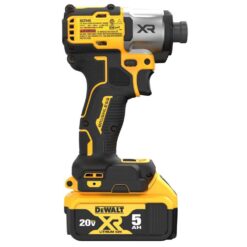 DEWALT 20-Volt Maximum XR Lithium-Ion Cordless Brushless 1/4 in. 3-Speed Impact Driver Kit with 5.0 Ah Battery, Charger and Bag