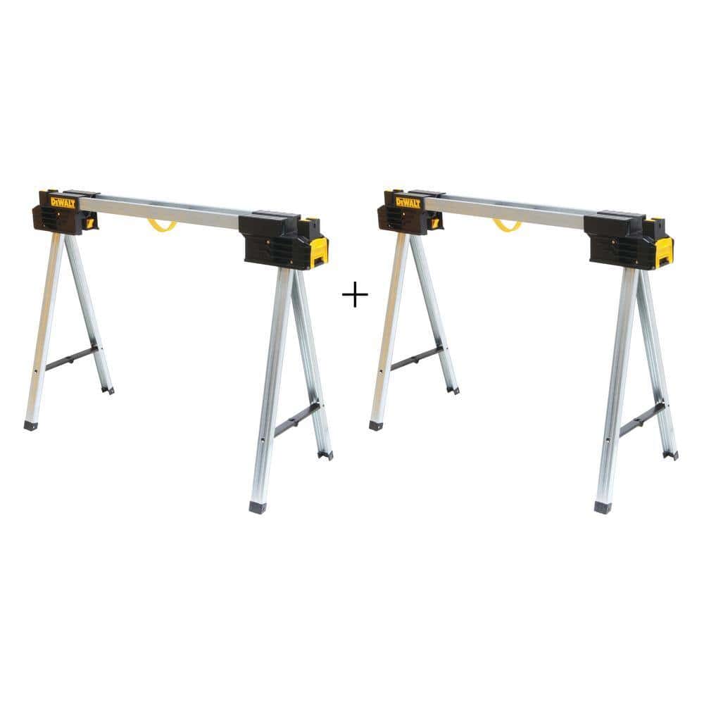 DEWALT DWST111552PK 32 in. Metal Folding Sawhorse (2 Pack)