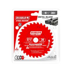 DIABLO 5-1/2in. x 30-Tooth Steel Demon Carbide-Tipped Circular Saw Blade for Medium Metal