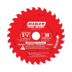 DIABLO 5-1/2in. x 30-Tooth Steel Demon Carbide-Tipped Circular Saw Blade for Medium Metal