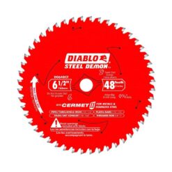 DIABLO Steel Demon 6-1/2 in. x 48-Tooth Cermet II Metals and Stainless Steel Circular Saw Blade