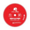 DIABLO 7-1/4in. x 70-Teeth Steel Demon Carbide-Tipped Saw Blade for Thin Metal