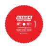 DIABLO D1472CF 14in. x 72-Tooth Steel Demon Cermet II Circular Saw Blade for Medium Metal