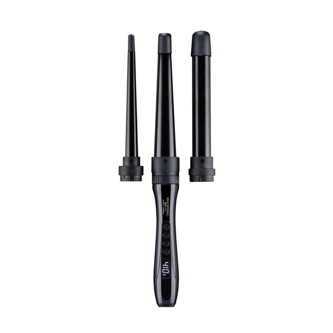 Paul Mitchell Pro Tools Express Ion Unclipped 3-in-1 Ceramic Interchangeable Curling Wand, 3 Barrels for Multiple Hairstyles
