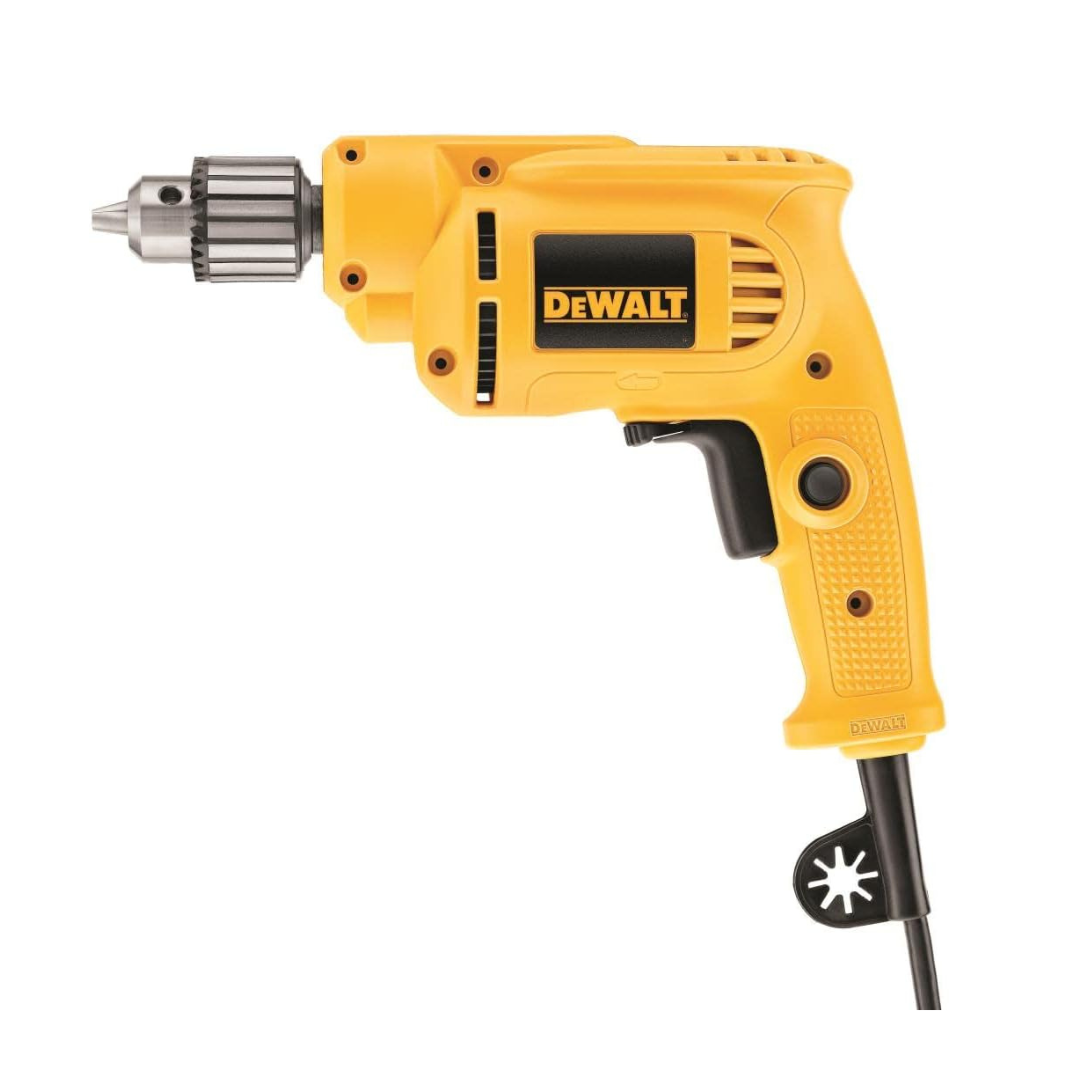 DEWALT Corded Drill with Keyed Chuck, 7.0-Amp, 3/8-Inch (DWE1014)