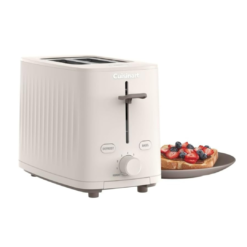 Cuisinart Soho Collection 2-Slice Toaster, 7 Toaster Setting, Defrost, Reheat, and Bagel Setting, Convenient Rear Cord Storage, Truffle, CPT-7TR