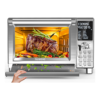 Nuwave Bravo XL Pro Air Fryer Toaster Oven, Improved 100% Super Convection, Quicker & Crispier Results, Stainless Steel
