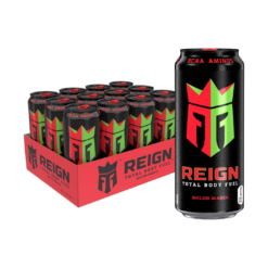 Reign Total Body Fuel, Melon Mania, Fitness & Performance Drink, 16 Fl Oz (Pack of 12)
