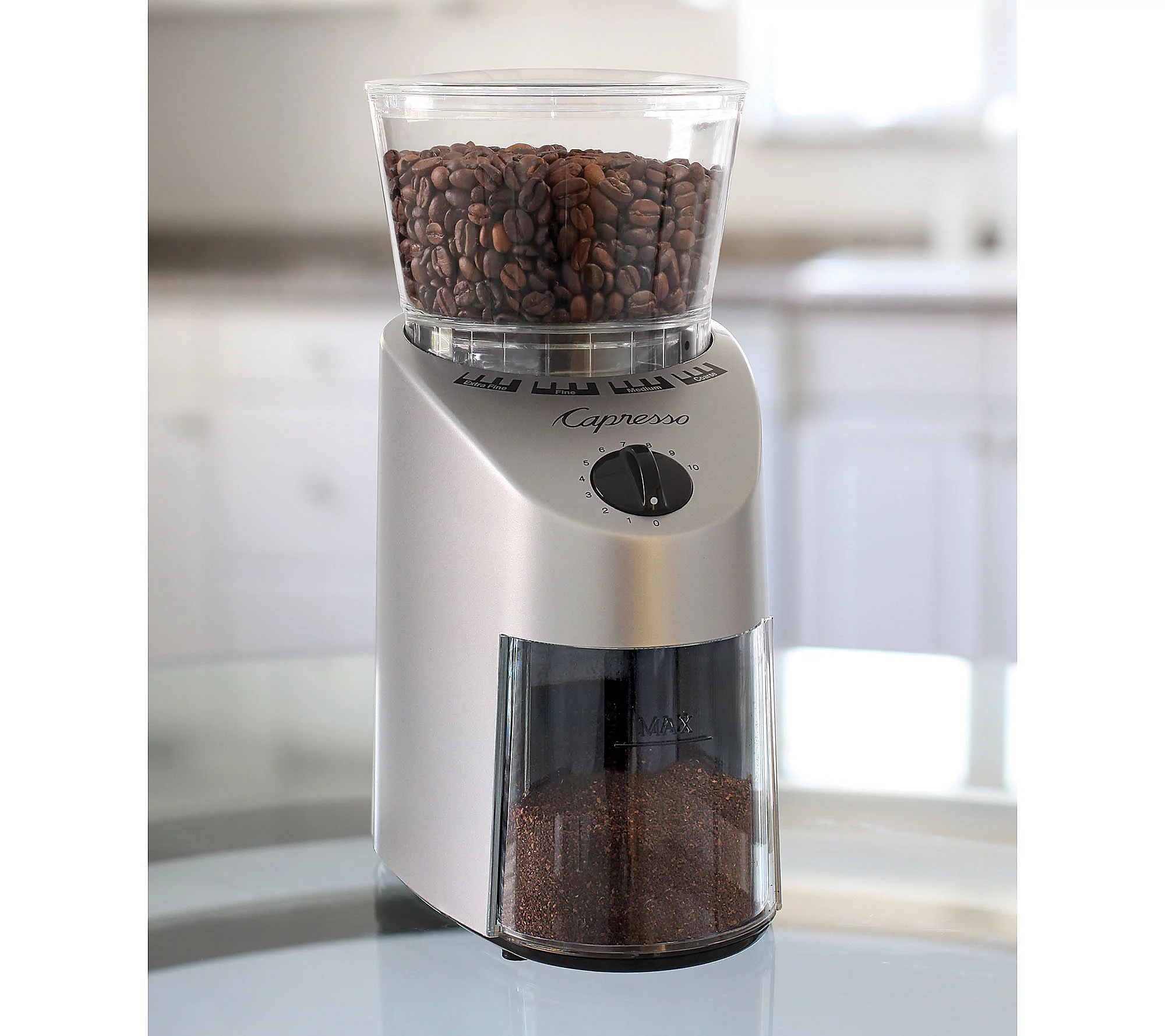 Capresso Infinity Coffee Grinder-Stainless