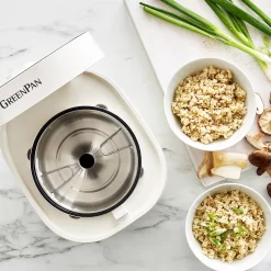 GreenPan Fuzzy Logic Carb Reducing 8 Cup Rice Cooker & Tools
