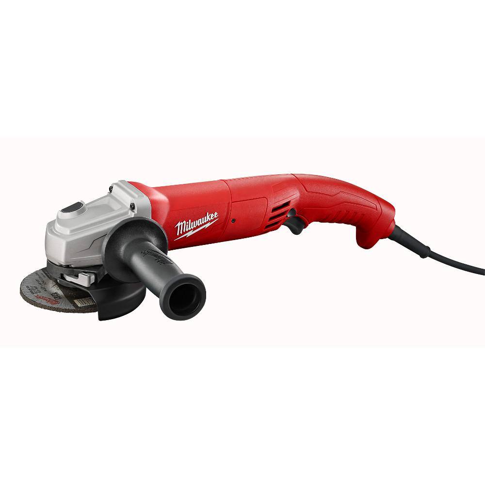 Milwaukee 6121-31A 11 Amp 5 in. AC/DC Small Angle Grinder with Trigger Grip