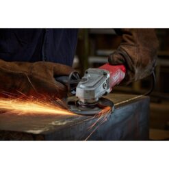 Milwaukee 6141-30 11 Amp Corded 4-1/2 in. Small Angle Grinder Paddle Lock-On