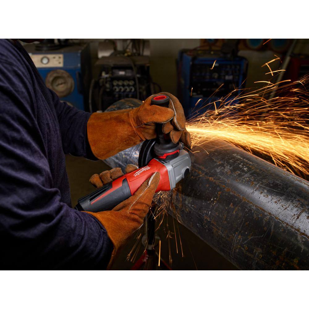 Milwaukee 6161-31 13 Amp 6 in. Small Angle Grinder with Paddle Switch