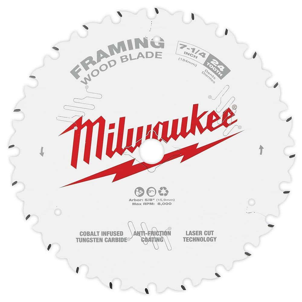 Milwaukee 7-1/4 in. Fine Finish Circular Saw Blade (3-Pack)