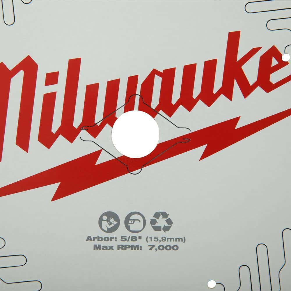 Milwaukee 8-1/4 in. x 40-Tooth Fine Finish Circular Saw Blade (2-Pack)