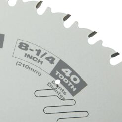 Milwaukee 8-1/4 in. x 40-Tooth Fine Finish Circular Saw Blade (2-Pack)