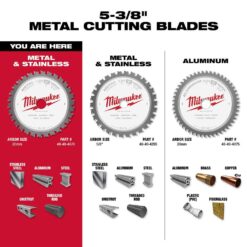 Milwaukee 5-3/8 in. x 30 Teeth Metal & Stainless Cutting Circular Saw Blade (2-Pack)