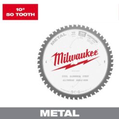 Milwaukee 10 in. x 50 Carbide Teeth Metal Cutting Circular Saw Blade