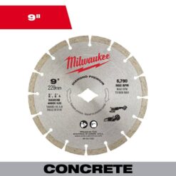 Milwaukee Diamond Premium 9 in. Segmented Blade (1-Pack)