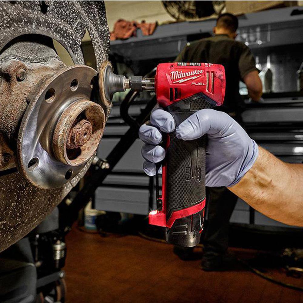 Milwaukee M12 FUEL 12V Lithium-Ion Brushless Cordless 1/4 in. Right Angle Die Grinder (Tool-Only)