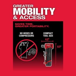 Milwaukee M12 FUEL 12V Lithium-Ion Brushless Cordless 1/4 in. Right Angle Die Grinder (Tool-Only)