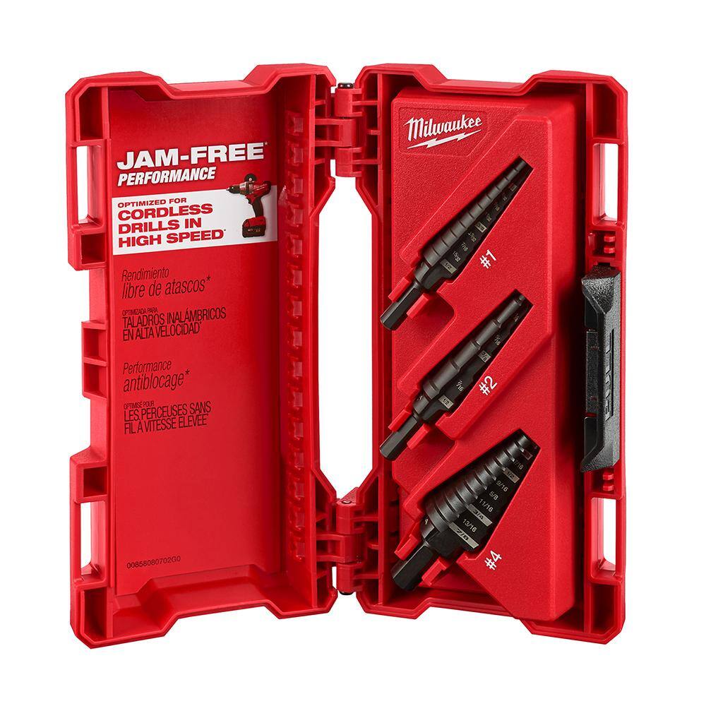 Milwaukee 48-89-9221 Step Drill Bit Set