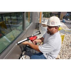 Milwaukee M12 12V Lithium-Ion Cordless 10 oz. Adhesive and Caulk Gun (Tool-Only)