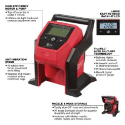 Milwaukee M12 12-Volt Lithium-Ion Cordless Electric Portable Inflator (Tool-Only)