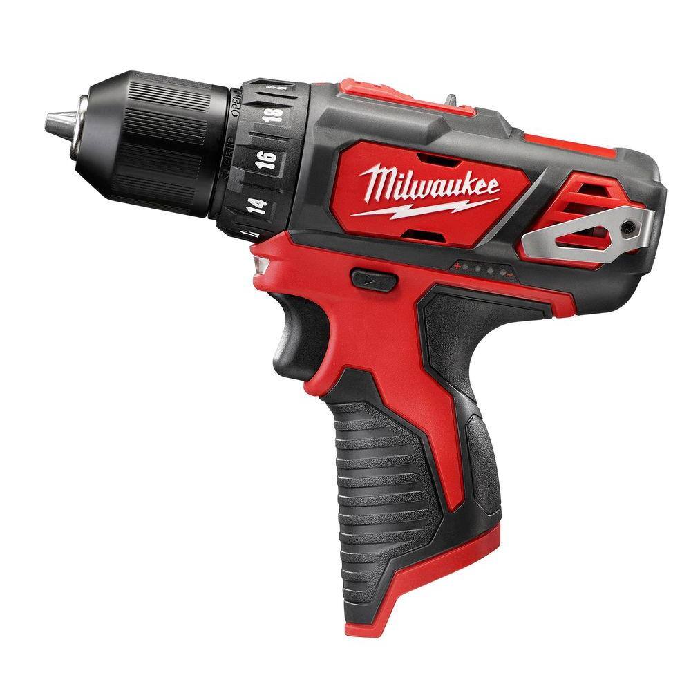 Milwaukee 2407-20 M12 12V Lithium-Ion Cordless 3/8 in. Drill/Driver (Tool-Only)