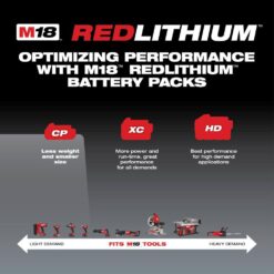 Milwaukee 48-11-1820 M18 18-Volt 2.0 Ah Lithium-Ion Compact Battery