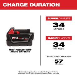 Milwaukee M18 18-Volt Lithium-Ion XC Extended Capacity Battery Pack 3.0Ah (2-Pack)