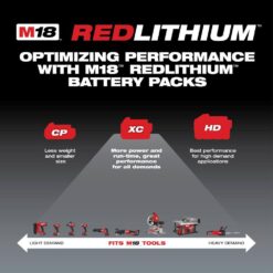 Milwaukee M18 18-Volt Lithium-Ion XC Extended Capacity Battery Pack 3.0Ah (2-Pack)