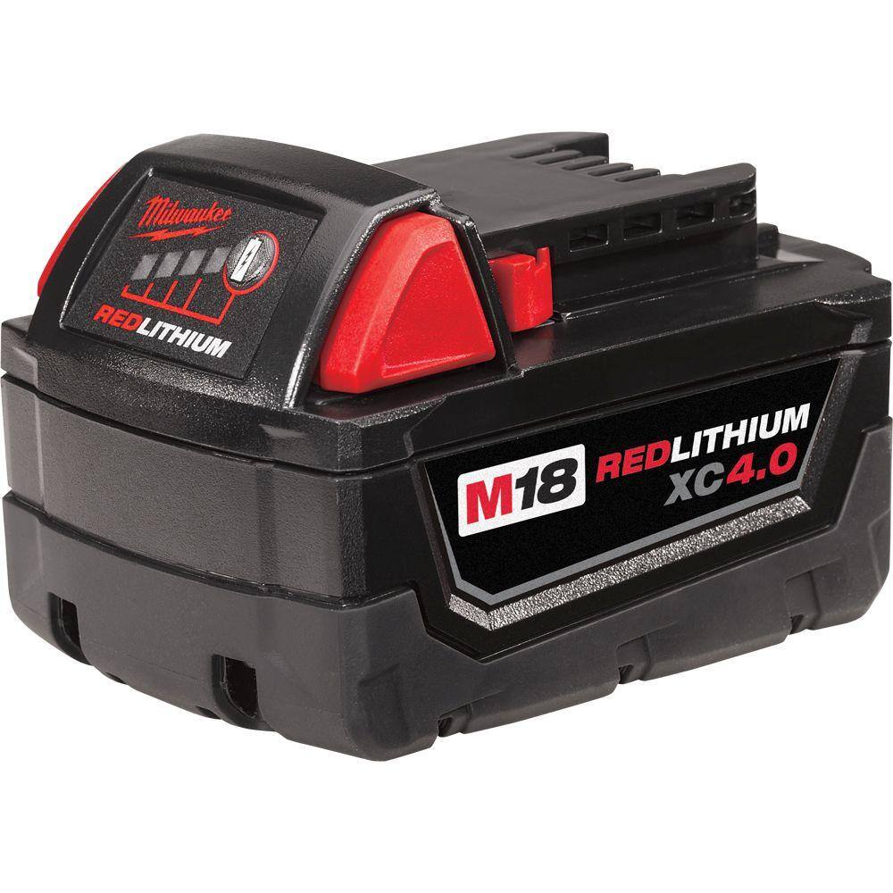Milwaukee 48-11-1840 M18 18-Volt 4.0 Ah Lithium-Ion XC Extended Capacity Battery Pack