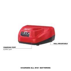 Milwaukee M12 12-Volt Lithium-Ion Compact Battery Pack 2.0Ah and Charger Starter Kit