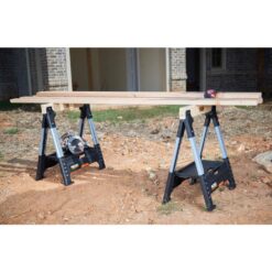 RIDGID 32 in. Adjustable Folding Sawhorse