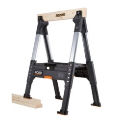 RIDGID 32 in. Adjustable Folding Sawhorse
