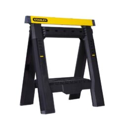 Stanley STST60626 32 in. H Plastic 2-Way Adjustable Folding Sawhorse (2 Pack)