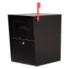 Architectural Mailboxes Oasis Titan Locking Metal Extra Large Mailbox Black