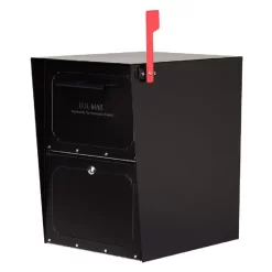Architectural Mailboxes Oasis Titan Locking Metal Extra Large Mailbox Black