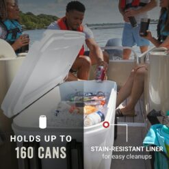 Coleman Classic Series 100-Quart Marine Wheeled Cooler